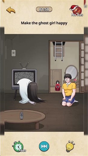 Make ghost girl happy| #shorts #nightmarepuzzles