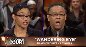 Tijuana says she's had it with her husband's childishness, domineering personality and wandering eye. She says she is underappreciated and doesn't get enough from Reggie to want to make things work! Reggie insists he is a good man and says Tijuana needs to stop flirting with other men and complaining about every little thing. Reggie says Tijuana is a terrible listener and communicator and pulls away emotionally. ***If you would like to be a litigant on the next season of Divorce Court show you c