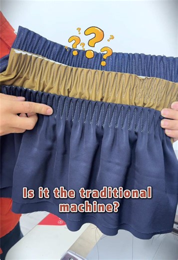 Double Efficiency with Rubber Band Waist Sewing Machine