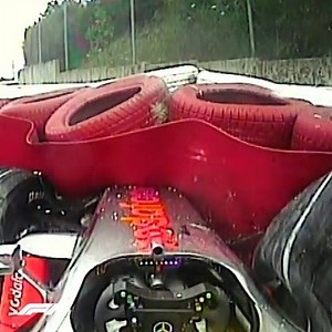 2K views · 20 reactions | Nurburgring 2007. Lewis Hamilton crashes out heavily after a tyre failure in Q3. | F1 Pit Lane | Facebook