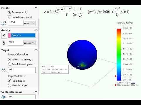Drop Test in SolidWorks