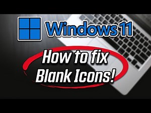 How to Fix White Corrupted Icon or Blank Icons on Windows 11 [Tutorial]