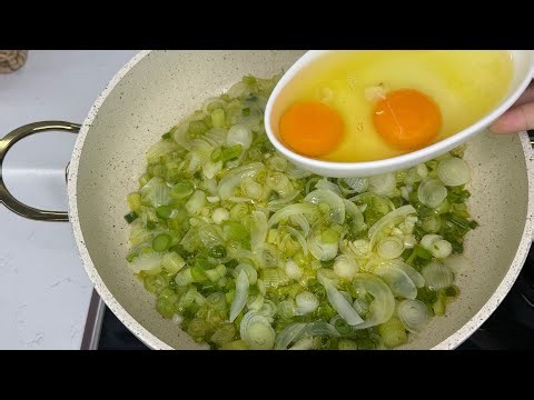 COOK GREEN ONIONS THIS WAY 💯 VERY PRACTICAL BREAKFAST RECIPES WITH FEW INGREDIENTS