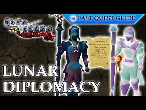 Lunar Diplomacy Quest | OSRS Quality Quick Guide [2024]