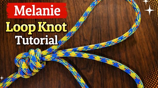 Melanie loop knot tutorial | Double fisherman variation for arborist rigging