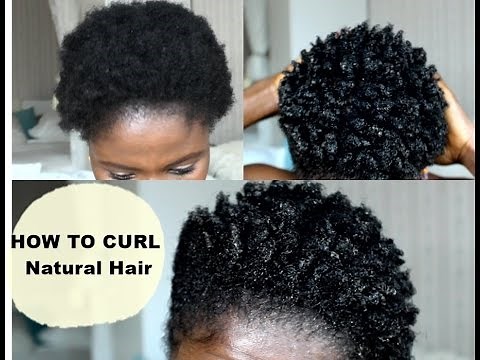 How To Curl Short Hair | 4C Easy Method