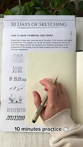 Day 8: Tips for drawing little people Draw fast. Fast lines feel more confident. Confidence comes from repetition, until your hand knows what to do. It might not happen after just a few attempts. This skill is built over time. Practice daily, and the results will appear 😊👍 Draw a lot of people. When you have a few figures, they become a crowd, and individual “mistakes” feel less important.💃🕺 Enjoy the process. Once you grasp the basic proportions, it’s fun to create little characters. I like