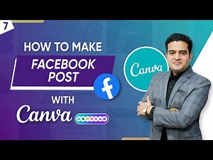 How to create Facebook Post in Canva | Canva Facebook Post Design Tutorial | #canvafacebookpost