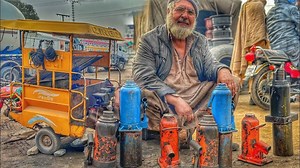 519K views · 10K reactions | Restoration of 32 Ton Hydraulic Jack | Mechanical Skills | Facebook