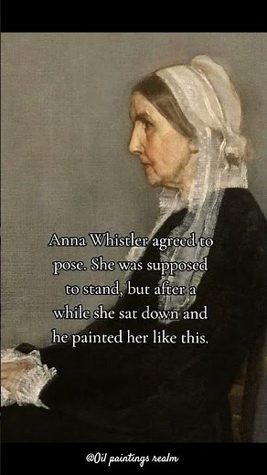 Whistler's Mother by James McNeill Whistler. #painting #art #history #oilpainting