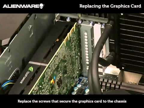 Removing and Replacing the video card on Your New Alienware Aurora