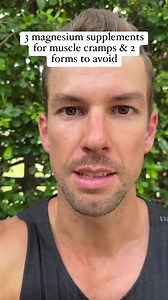 Muscle cramps are a common symptom of magnesium deficiency. And for relief, we want to look to magnesium supplements that have high absorption. Magnesium glycinate, magnesium threonate & magnesium malate are three of the most effective forms of magnesium to relax the muscles & ease contractions of muscle cramping. And magnesium oxide & magnesium citrate are the forms to avoid. | Honour Health