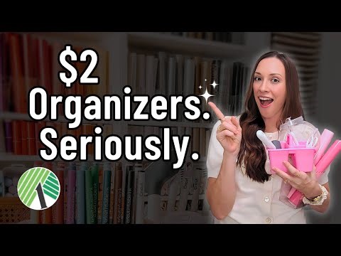 15 Dollar Tree Containers for Craft Storage