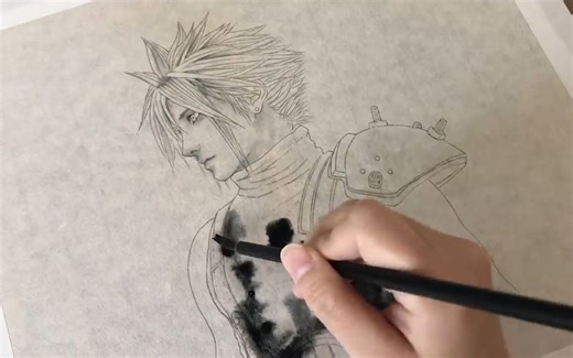 绝美！用工笔的方式打开FF7