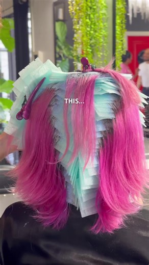 Raspberry Hair Color Transformation Tutorial