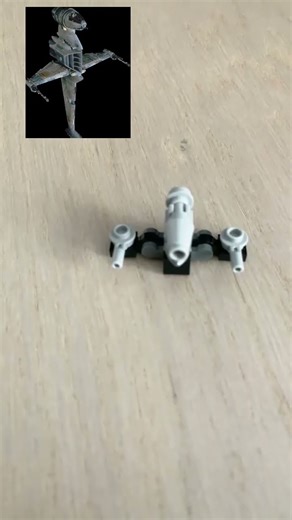 Mini Lego B-wing star fighter . #starwars #retro #Return of the Jedi