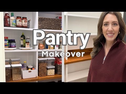 NEW House PANTRY Makeover 2026!! || Making a house a home!!