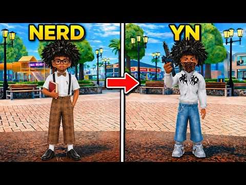When a NERD Becomes a YN In Roblox (LifeTogether RP) 🥷🏾