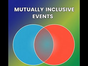 How to Calculate Mutually Inclusive Events - Probability Made Easy