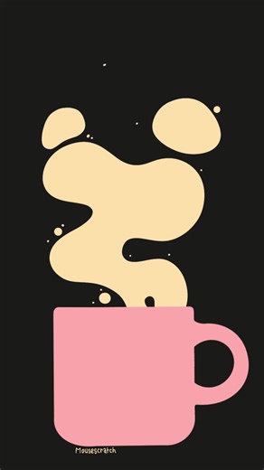 A steamy animation for autumn 🍂 #animation #motiongraphics #moving #illustration #autumn