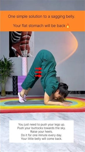 This One Simple Habit Brings Your Flat Stomach Back |slim body. #shorts #viral #yoga #workout