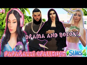 EXPOSING CELEBRITIES IN THE SIMS 4! | Paparazzi Challenge #1