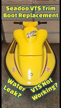 Making Jetski Water Tight | 1996 Sea Doo SPX XP Variable Trim System VTS Boot Repair 271000459