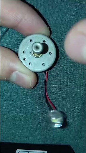 Cómo Encender un LED con un motor DC - facil- #experimentoscaseros