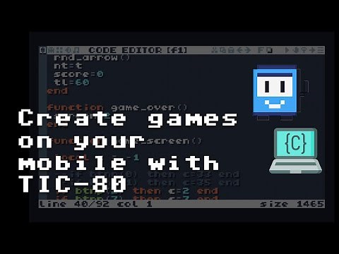 Create games on your mobile with TIC-80 [RNDBITS-042]