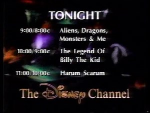 Disney Channel Tonight Lineup 10/30/1994