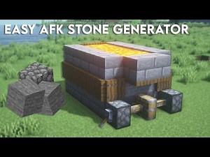 Minecraft Easiest Automatic Stone Generator 1.19/1.20