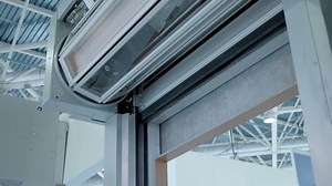 Opening and closing modern, comfortable roller shutter gates