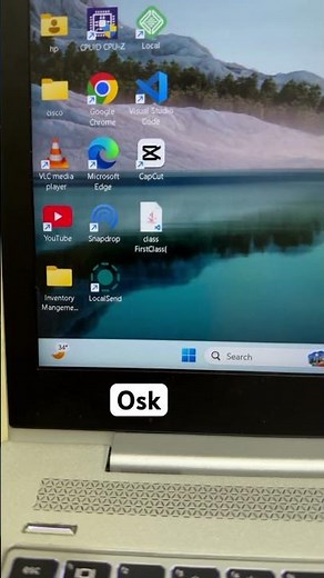 How To Open On Screen Keyboard In Pc Laptop With Shortcut #tricks #windows