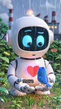 This robot chose kindness over rules 🤖❤️ #kidsstory #storytime