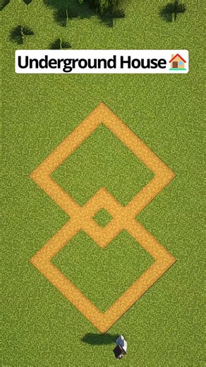 RK_MINERE on Instagram: "Minecraft Easy Underground House🏠 #minecraft #shorts #herobrine #animation #games #trending"