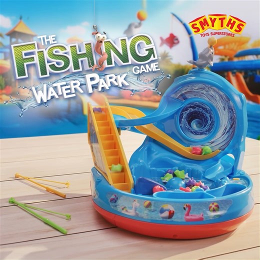 🎣 Erlebt spritzige Abenteuer mit „Das Anglerspiel – Wasserpark“! Ein gewöhnliches Anglerspiel? Wohl kaum! Es ist größer, bunter und beweglicher als je zuvor! 🌊 Seht zu, wie die bunten Fische die Treppe hinauf springen, die Rampe hinunter sausen und durch den Strudel wirbeln, bevor ihr sie fangen könnt! 🎯 Schnell, farbenfroh und voller Überraschungen – die ultimative Herausforderung für die ganze Familie und das perfekte Geschenk für die Feiertage! 👉 Jetzt bei Smyths Toys entdecken! #SmythsTo
