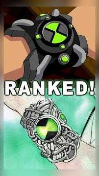 Omnitrix Designs Ranked Worst to Best for Ben 10! #ben10 #ranked #fyp
