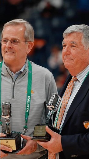 Bob + Bert recognized at their final SEC Tournament