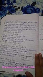 chemistry note in class10 chapter 2