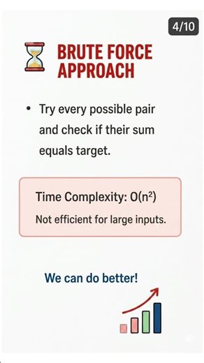 Two Sum in 30 seconds 🔥 | Stop using brute force ❌