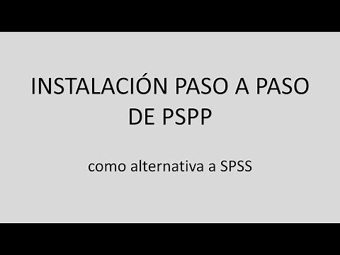 Cómo instalar el software gratuito de análisis estadístico PSPP (una alternativa a SPSS)
