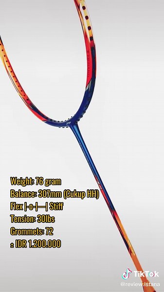 Review Raket Lining Windstorm 72, 74, 76