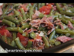 Southern Green Beans with Smoked Turkey