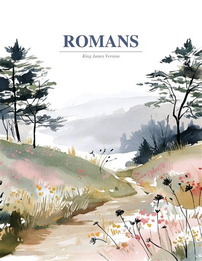 KJV Bible - Romans - Printable Bible Study Journal Notebook - Expository Study Bible - Individual Books of the Bible - Digital Download - Etsy