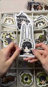 STICKER SHOP UPDATE! #artistvlog #stickers #smallbusiness #stickershop Tiffany Weng