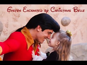 Gaston Enchanted by Lane as Christmas Belle