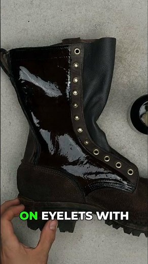 This one boot care detail saves your boots from falling apart #maintenance #workboots #durability