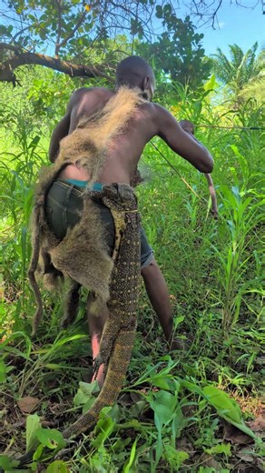 Monkey meat: a rare delicacy in the Hadzabe way of life.