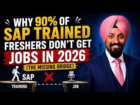 Why 90% of SAP Trained Freshers Don't Get Jobs in 2026 (The Missing Bridge)