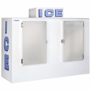 Polar Temp 1000CWP Cold Wall Outdoor Ice Merchandiser - 100 cu. ft.